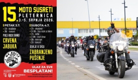 Danas započinju jubilarni 15. Moto susreti u Pleternici: Crvena jabuka, Zabranjeno pušenje i bogat bikerski program