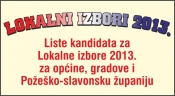 Liste kandidata za lokalne izbore 2013.