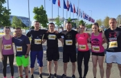 Policijski službenici PU požeško-slavonske osvojili brončane medalje na Zagrebačkom polumaratonu