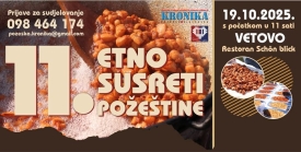 Najavljeni su 11. Etno susreti Požeštine i prvi ovogodišnji najukusniji slavonski čvarak na Čvarkijadi 2025.