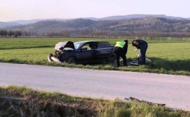 Između Bekteža i Kutjeva 20-godišnja vozačica sletjela s ceste i završila u putnom kanalu - ozlijeđena je