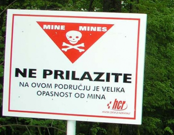 Razminirana tek trećina područja
