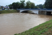 Kiša ponovno podigla vodostaj rijeke Orljave