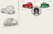 Dvije dizelske lokomotive na novim poštanskim markama