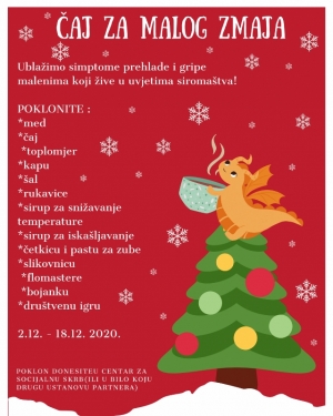 5. godinu provodi se humanitarna akcija &quot;Čaj za malog zmaja&quot;
