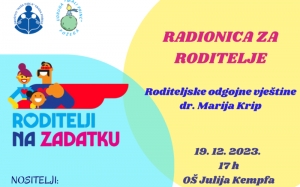 Društvo naša djeca Požega organizira Radionicu za roditelje &quot;Roditelji na zadatku&quot;