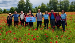Članovi HPD Gojzerica na pohodu u Arboretum Lisičine