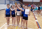 Požeški GD „Sokol“ uspješno sudjelovao u 3 kategorije ženske gimnastike