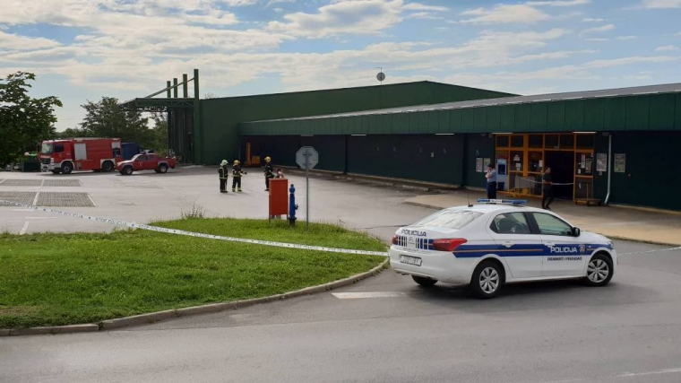 Požar u požeškom trgovačkom centru KTC-a