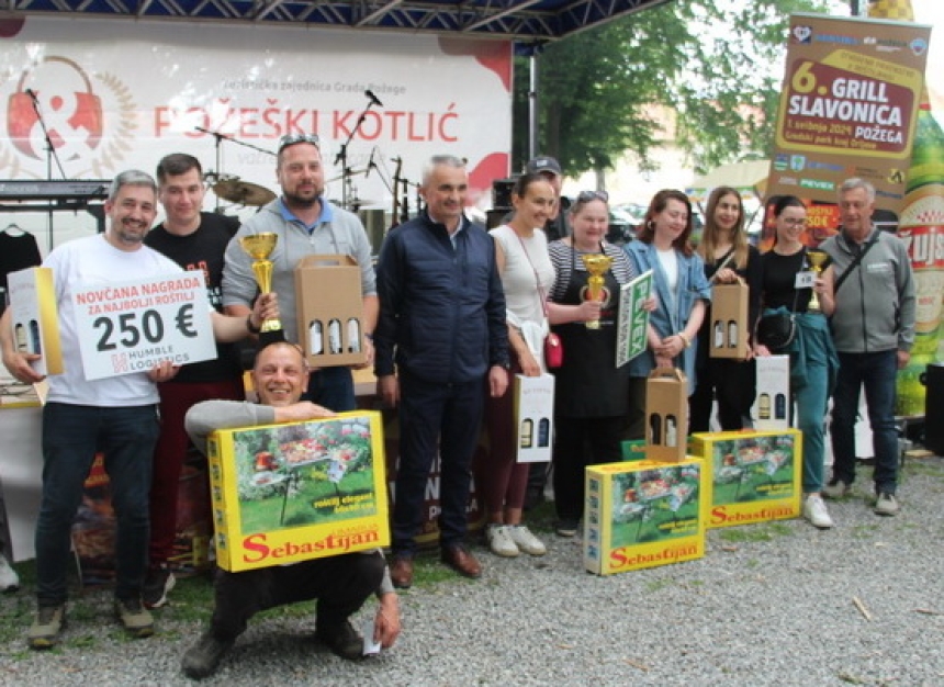 6. Grill Slavonica i Požeški kotlić dobili nove majstore roštilja i kotlića u Parku kraj Orljave