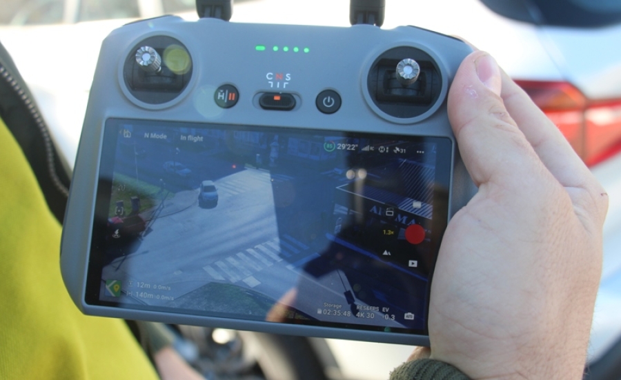 Policija je započela sa nadzorom prometa uz uporabu dronova - u prvih 10 minuta već je snimljen vozač koji iz Cirakijeve prolazi u nedozvoljenu Priorljavsku