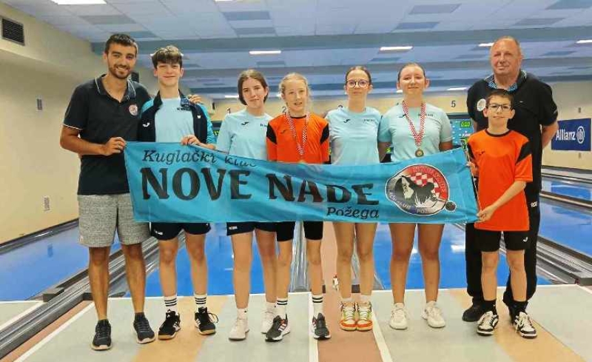 Kuglački klub "Nove Nade" ženska ekipa osvojile Međužupanijsku kuglačku ligu mladih