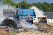 U požaru izgorjele bale sijena