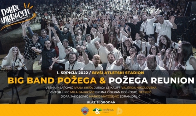 Big band Požega priprema za Urban Fest - Dobre vibracije koncert na bivšem altetskom stadionu