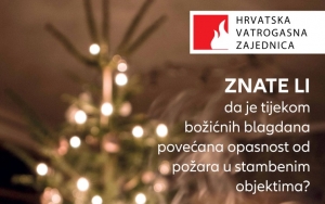Vatrogasci savjetuju - Oprezno s korištenjem božićnih dekoracija