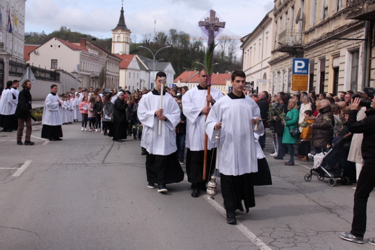 Proslavljena Cvjetnica - Nedjelja Muke Gospodnje u Požegi