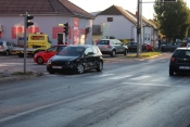 Sudar između dva VW Golfa u raskrižju Zrinske i Jelačićeve