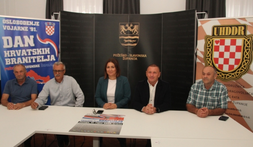 Najavljeno obilježavanje Dana hrvatskih branitelja Požeško-slavonske županije za srijedu 17. rujna - veliki mimohod do Vojarne 123. brigade HV Požega