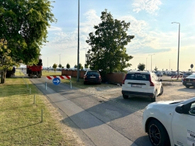 Od danas na snazi privremena regulacija prometa na ulazu Opće županijske bolnice Požega
