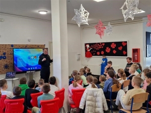 Održano predavanje o sigurnosti učenika u prometu u veličkoj osnovnoj školi