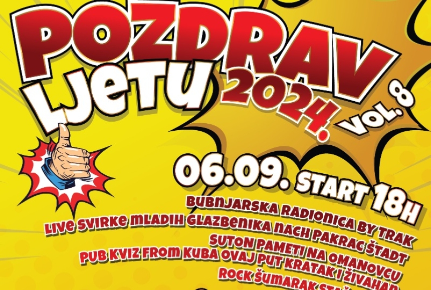 Pakračani se opraštaju od ljeta dvodnevnom manifestacijom "Pozdrav ljetu" 6. i 7. rujna