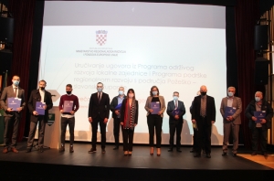 Svečanost dodjela 15 ugovora Programa održivog razvoja lokalne zajednice i Programa podrške brdsko planinskim područjima