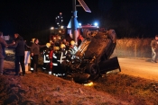 Teška prometna nesreća na izlazu iz Alilovaca