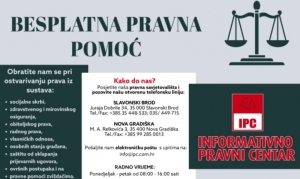 Danas u Gradu Požegi možete dobiti besplatnu pravnu pomoć za građane
