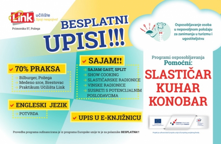Studijsko putovanje na 25. međunarodni sajam GAST u Splitu kao dodana vrijednost novih programa osposobljavanja u Učilištu Link Požega