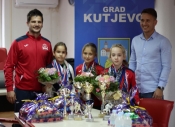 Nakon uspjeha na turniru članice Judo klub &quot;Jigoro&quot; na prijemu kod gradonačelnika Budimira