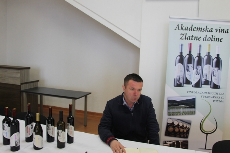 Promovirana Akademska vina Zlatne doline i novo osnovane tvrtke Vinum Academicum d.o.o. Požega
