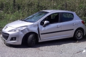 Jutros u Mihaljevcima slijetanje osobnog automobila uz jednu ozlijeđenu osobu