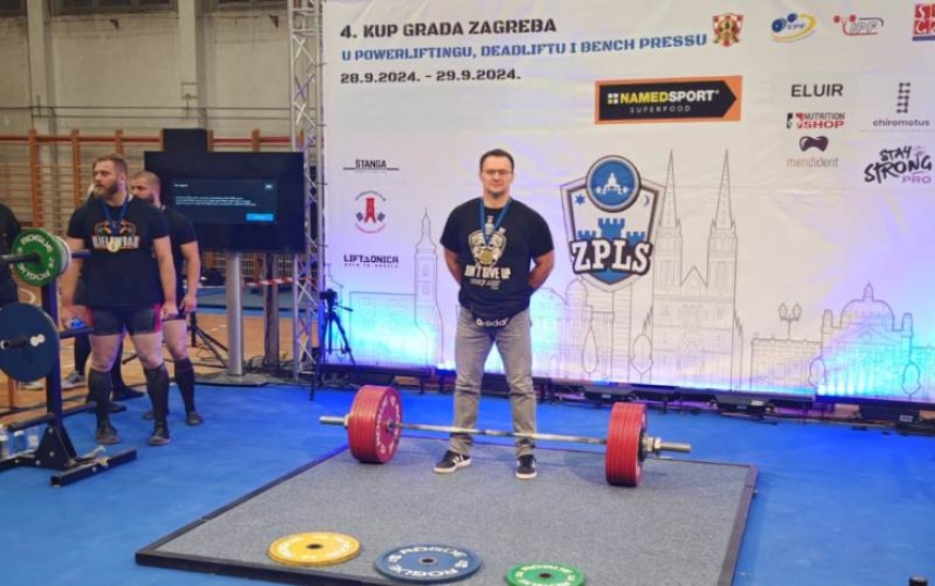 Članovi PLK "Body Art" Darijo Marković i Magdalena Farina odlični na 4. kupu grada Zagreba u powerliftingu