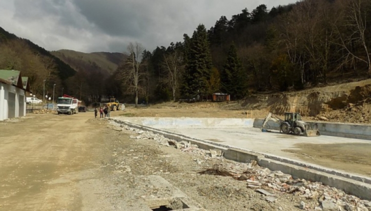 Prvo kreće gradnja vanjskih bazena u budućem kompleksu "Shhhuma aquapark" u Velikoj