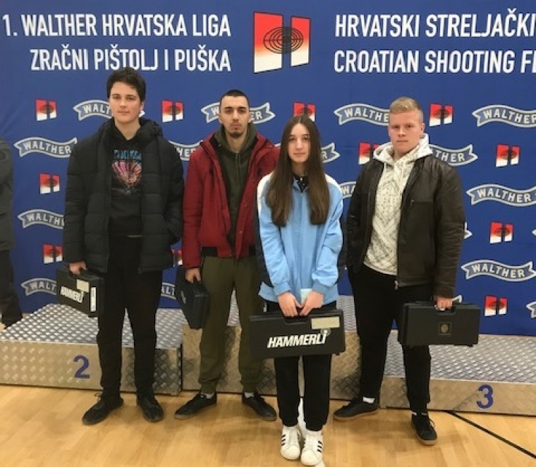 Streljački klub "Požega" odlični na 2. kolu Hrvatske lige u gađanju zračnim oružjem