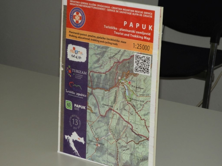 Predstavljen tematski planinarsko-turistički zemljovid Papuka