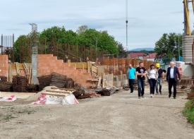 Radovi na izgradnji zapadne tribine na igralištu Nogometnog kluba Slavonija dobro napreduju