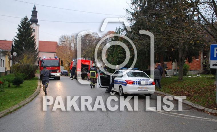 Eksplozija plina u obiteljskoj kući u Pakracu