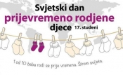 Danas 17. studenog obilježavamo Međunarodni dan svjesnosti o prijevremenom rođenju