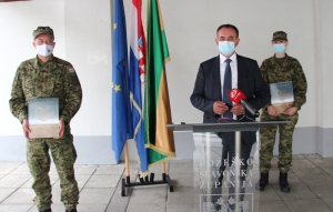 Požeško-slavonski župan Alojz Tomašević priredio prijem polaznika Ratne škole „Ban Josip Jelačić“