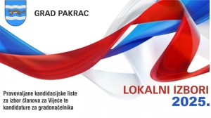 Pravovaljane kandidacijske liste za izbor članova za Vijeće te kandidature za gradonačelnika Pakraca