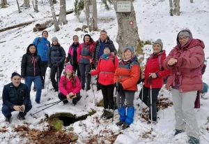 Članovi HPD &quot;Sokolovac&quot; na izvoru Orljave nepoznatom stazom