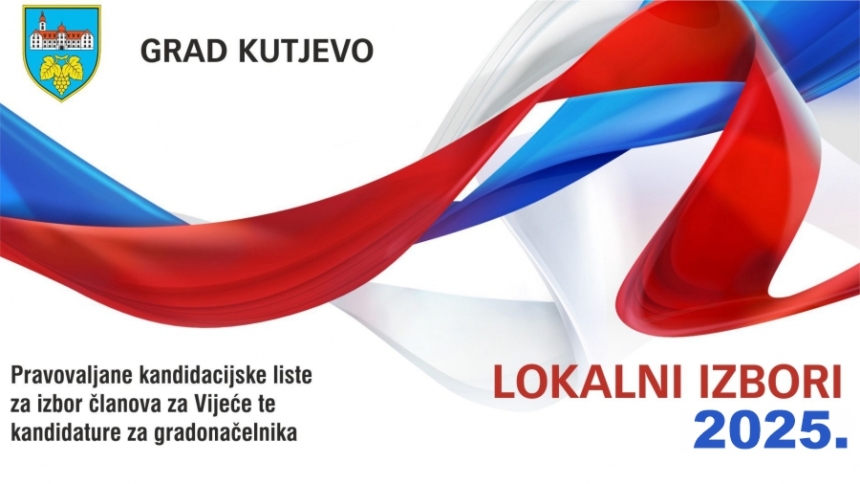 Pravovaljane kandidacijske liste za izbor članova za Vijeće te kandidature za gradonačelnika Kutjeva