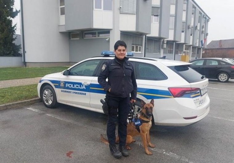 PU požeško-slavonska dobila policijskog psa za praćenje ljudskog traga