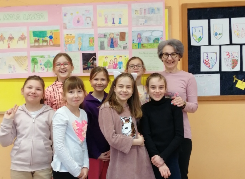 Učenici 3.c razreda OŠ Dobriša Cesarić napravili strip o svojoj prijateljici