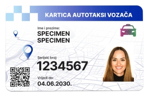 Novi dokument za taksiste - Kartica autotaksi vozača bez koje neće biti moguće zakonito pružati taksi usluge