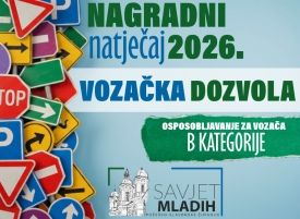 Županijski Savjet mladih ponovno nagrađuje besplatnim osposobljavanjem za vozača B kategorije