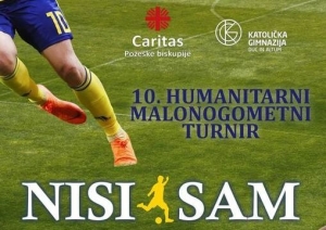 10. jubilarni Humanitarni malonogometni turnir &quot;Nisi sam&quot; za pomoć u liječenju bolesnog mladića