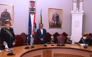 Uz Dan županije prijem za članove Povijesne postrojbe Gradska straža Požega