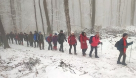 Zimska čarolija na Kapavcu - tradicionalni pohod okupio planinare iz cijele Hrvatske